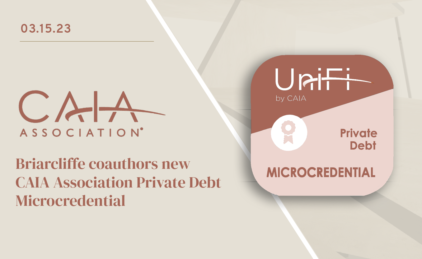 CAIA Assocation Private Debt Microcredential
